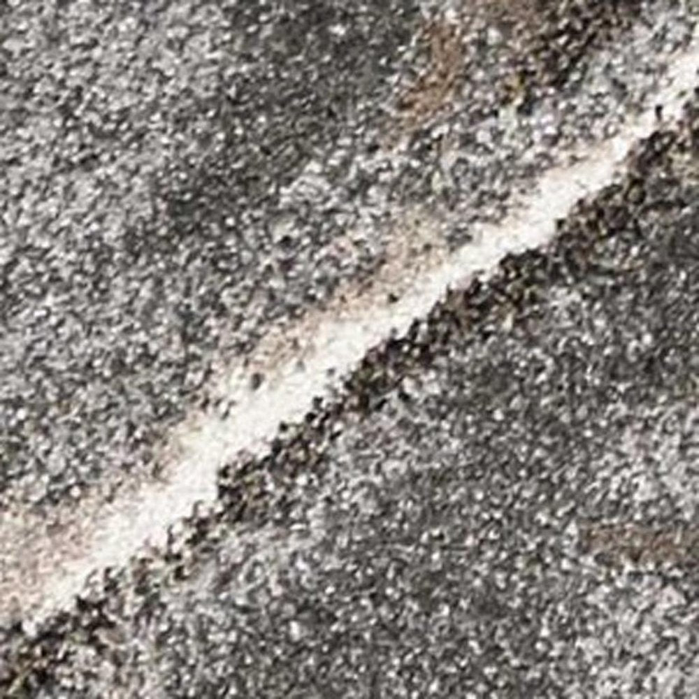 5' X 8' Charcoal And Light Gray Ogee Area Rug