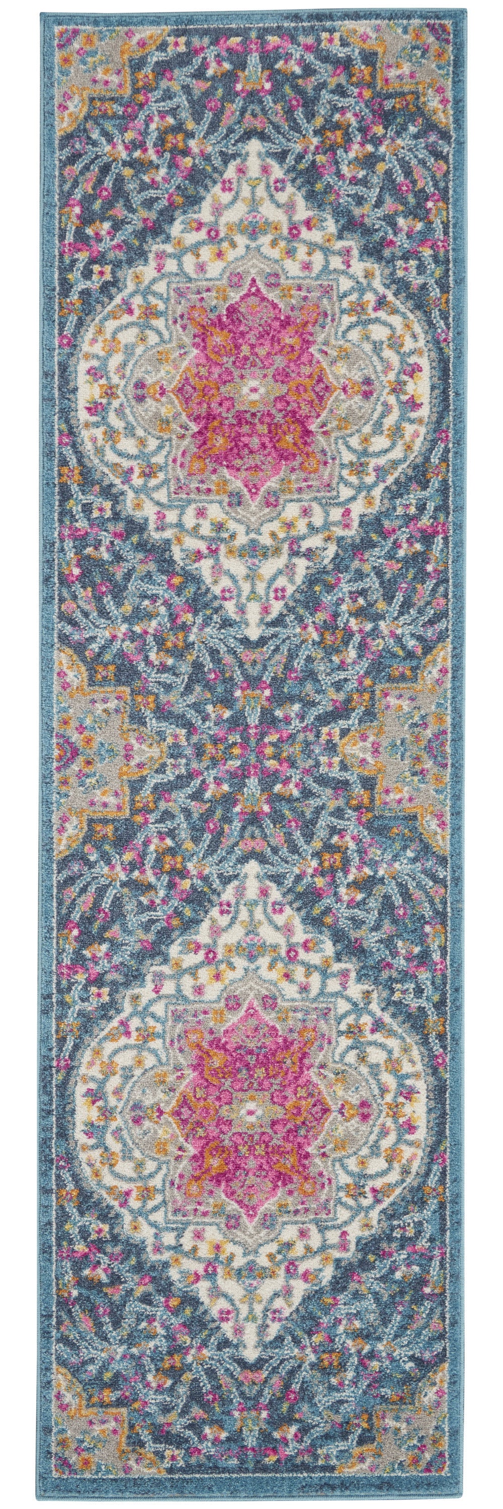 2' X 3' Teal Blue Power Loom Area Rug
