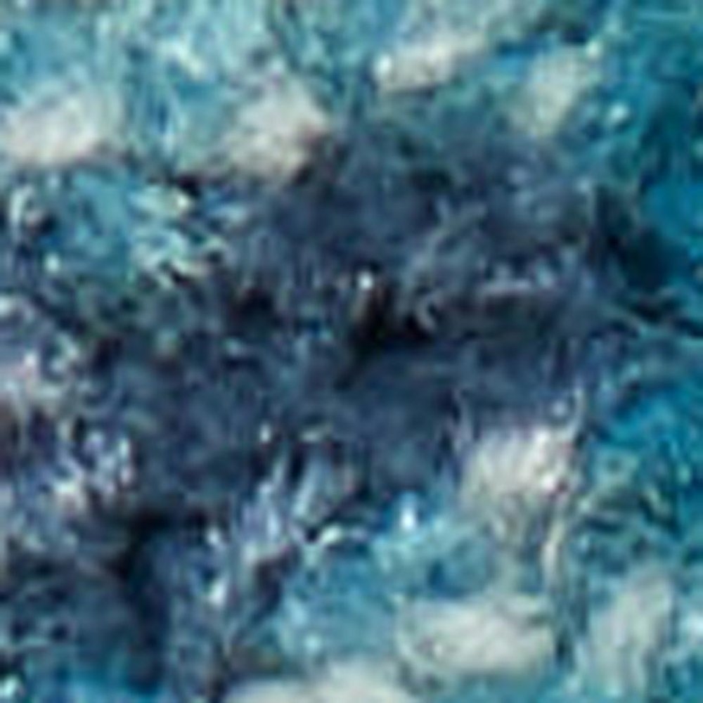 5' X 7' Blue And Ivory Medallion Distressed Area Rug