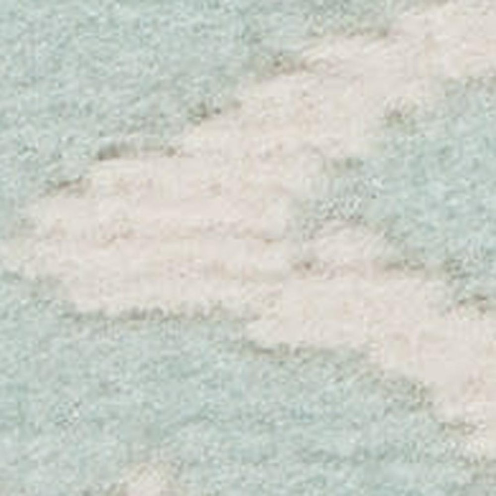 5' X 7' Blue and Ivory Floral Medallion Power Loom Area Rug