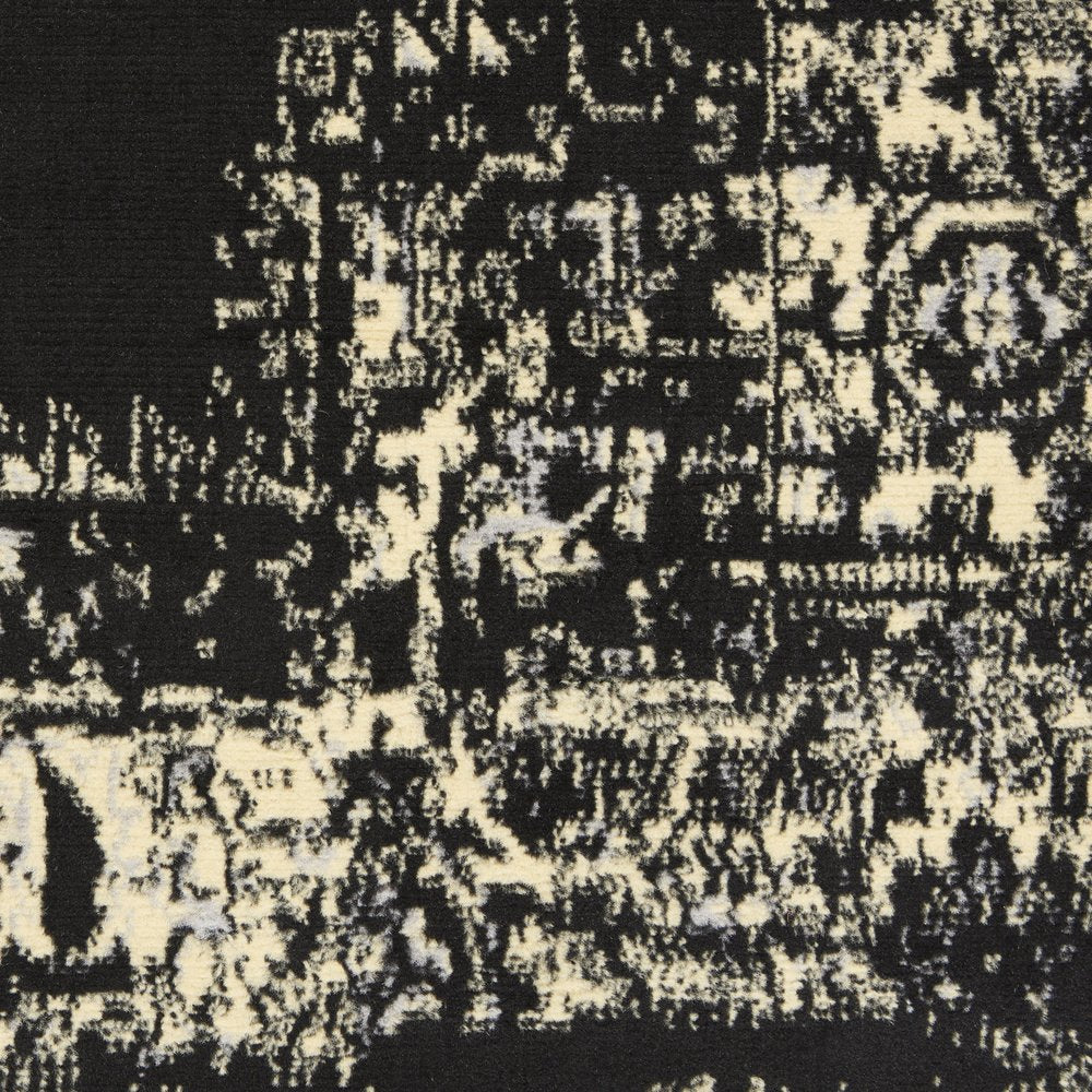 4' X 6' Cream Damask Power Loom Area Rug