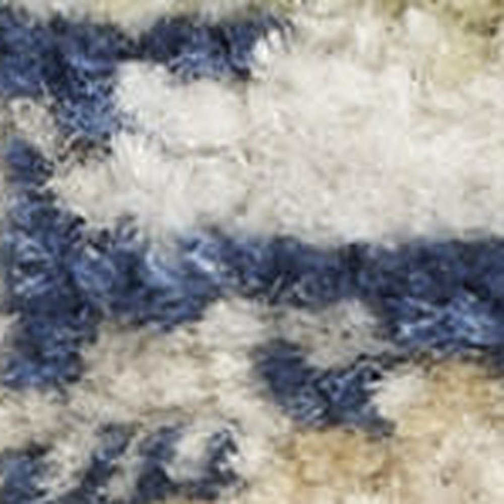 4' X 6' Green and Ivory Floral Power Loom Area Rug