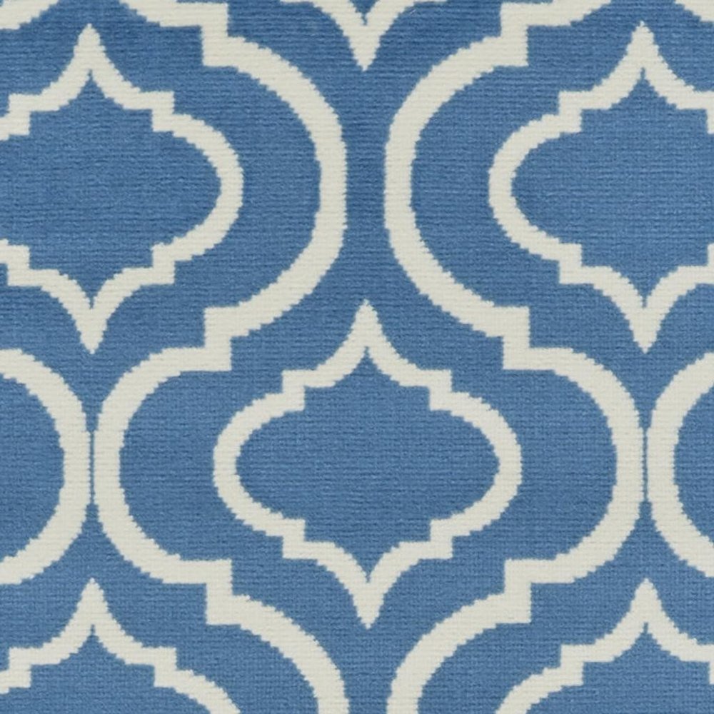 7' Gray Moroccan Power Loom Runner Rug