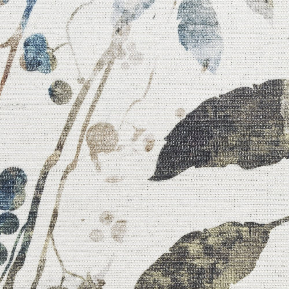 10' Cream Floral Washable Runner Rug