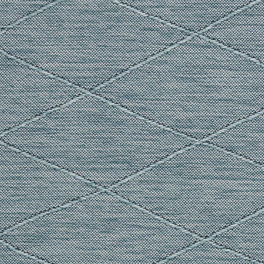 3' X 5' Blue and Beige Floral Power Loom Distressed Area Rug