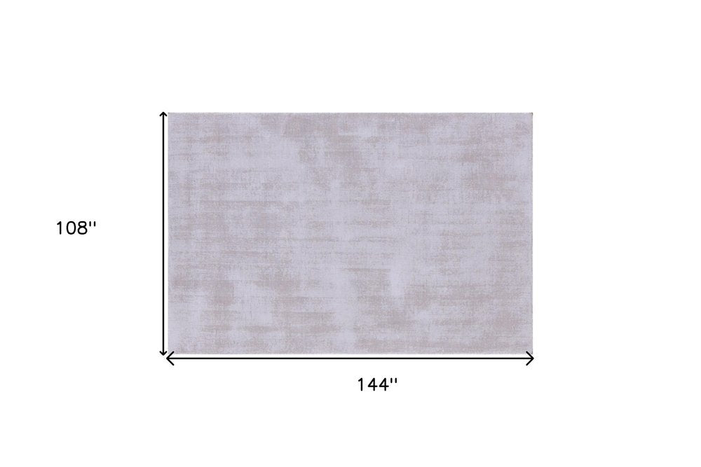 9' X 12' Taupe Hand Loomed Area Rug