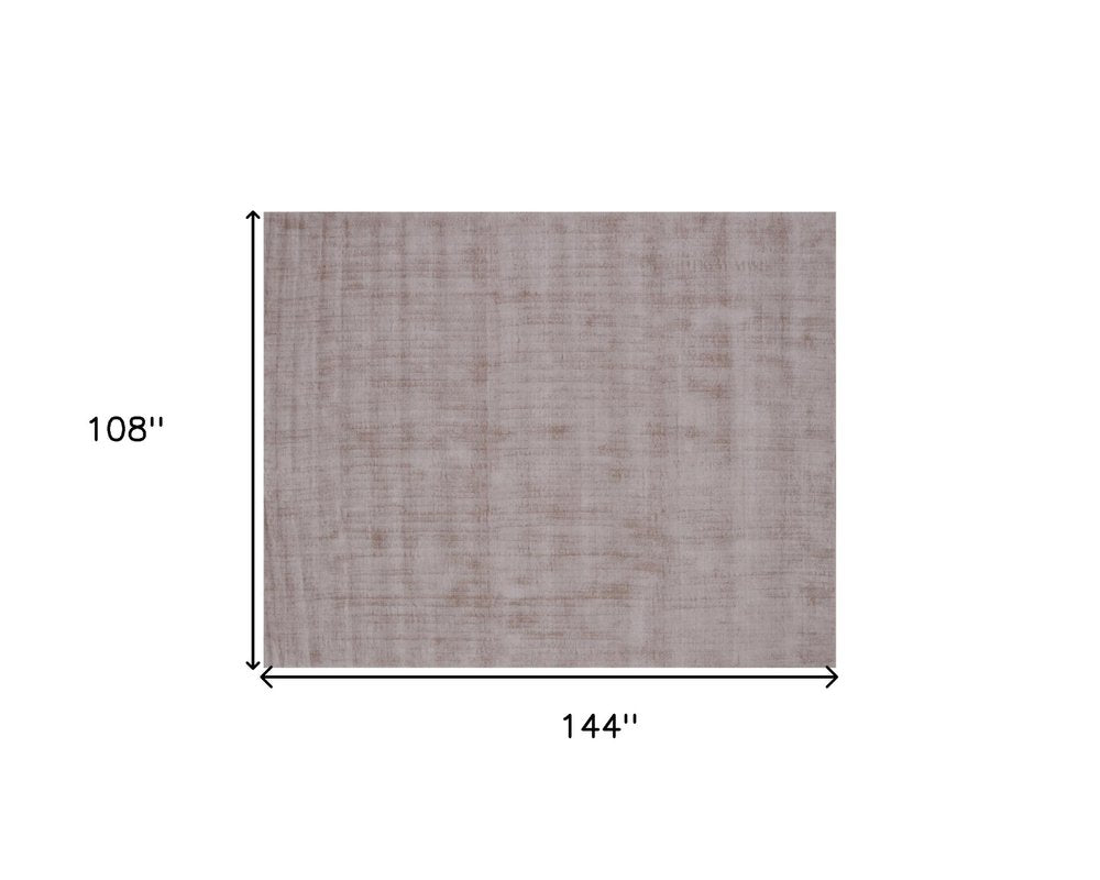 9' X 12' Camel Hand Loomed Area Rug