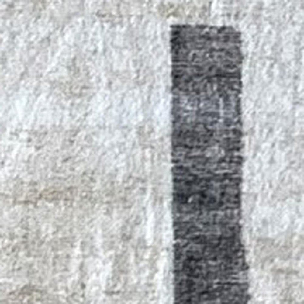 7' X 10' Beige and Brown Abstract Area Rug