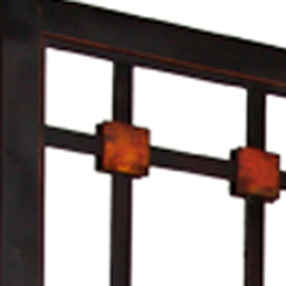 84" X 84" Brown Woood  Screen