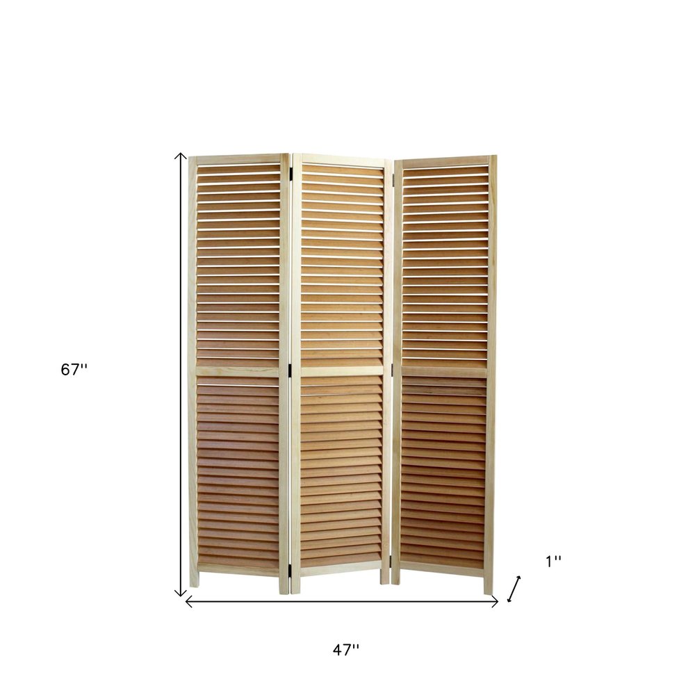 47 X 67 Natural Wood  Screen