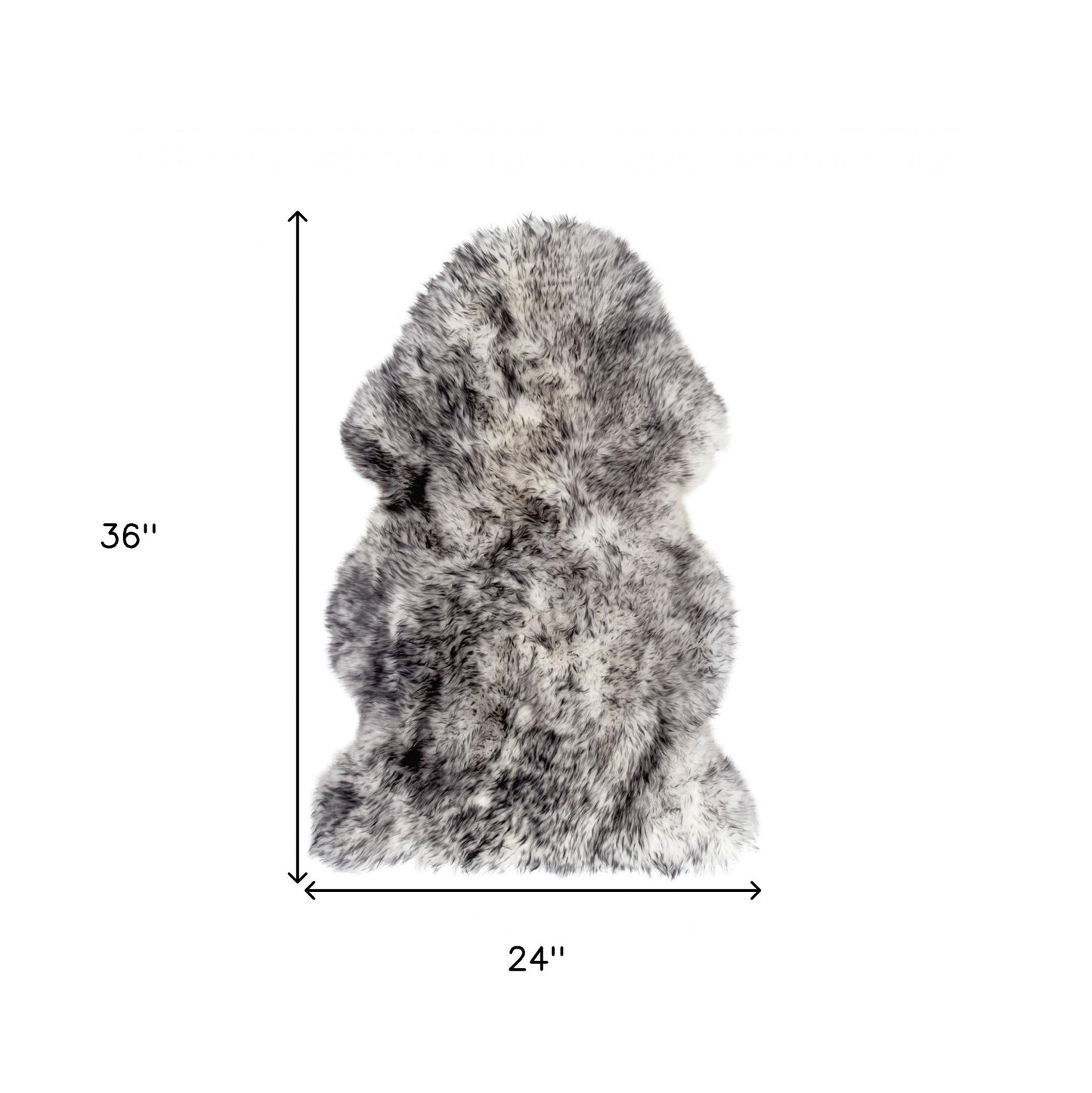 2' X 3' Gold Sheepskin Non Skid Area Rug