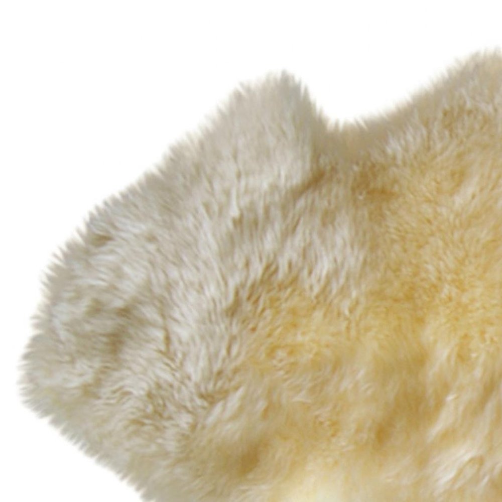 6' Chocolate Genuine Sheepskin Area Rug