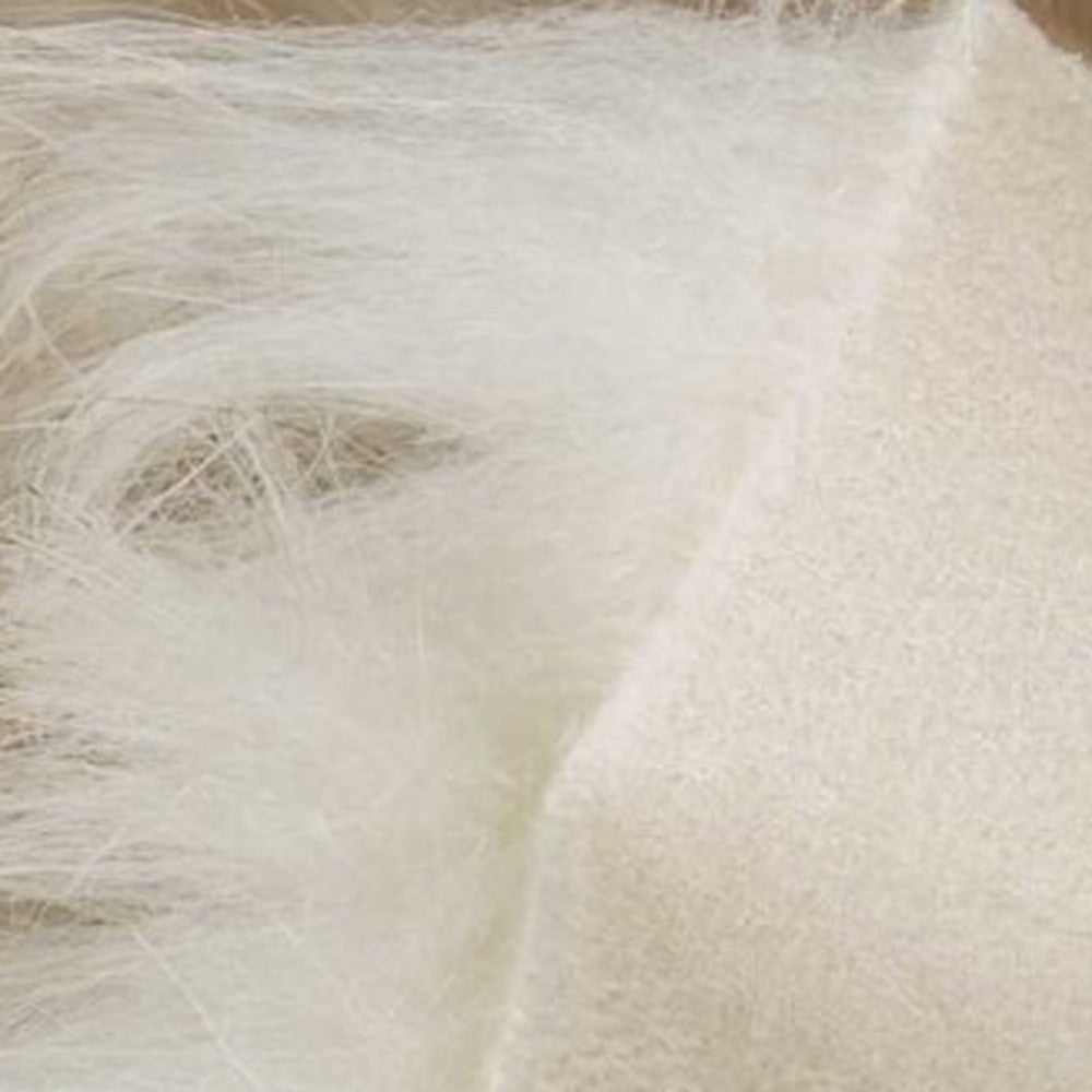 2' X 3' Black Faux Sheepskin Animal Print Washable Area Rug