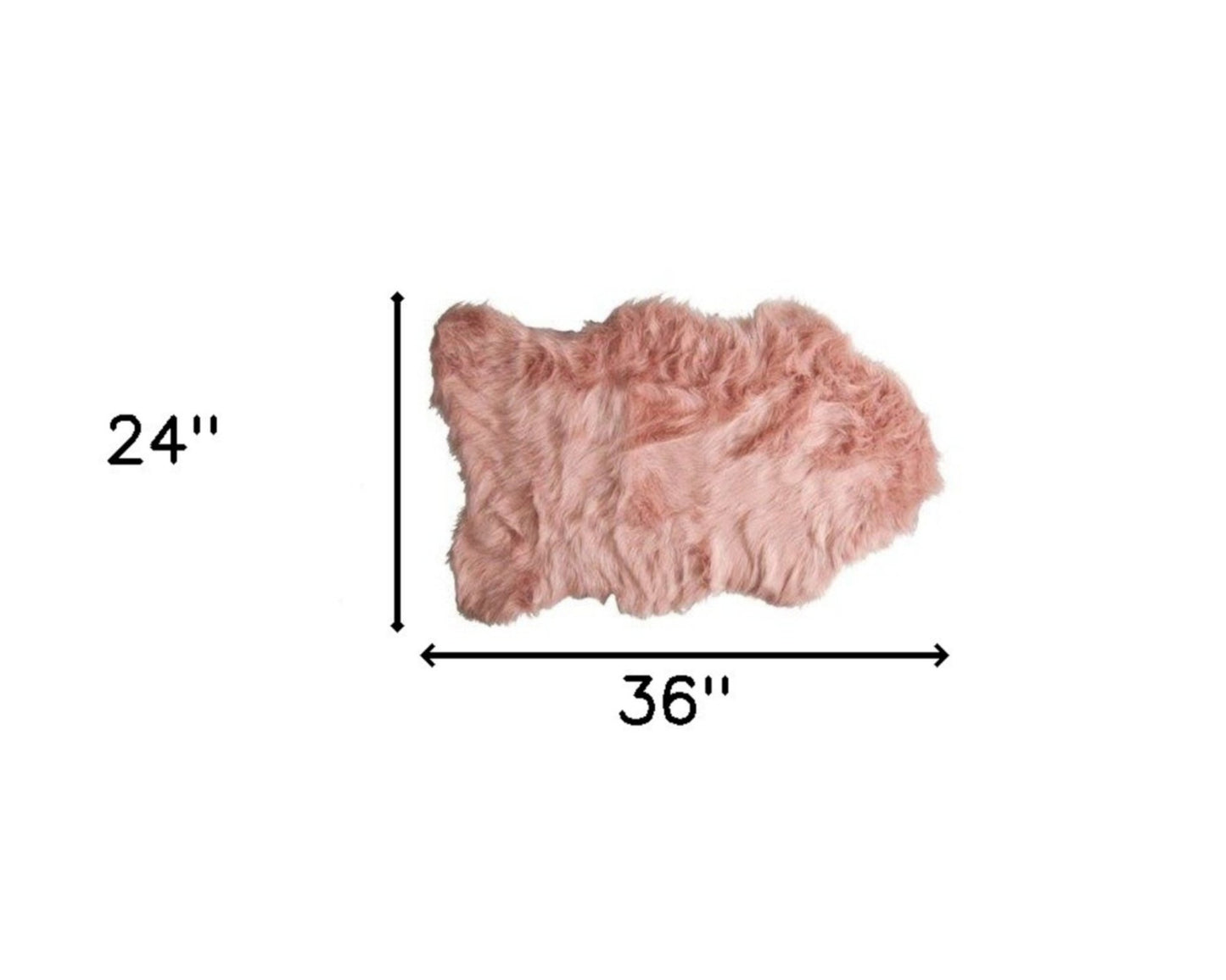 2' X 3' Dusty Rose Animal Print Area Rug