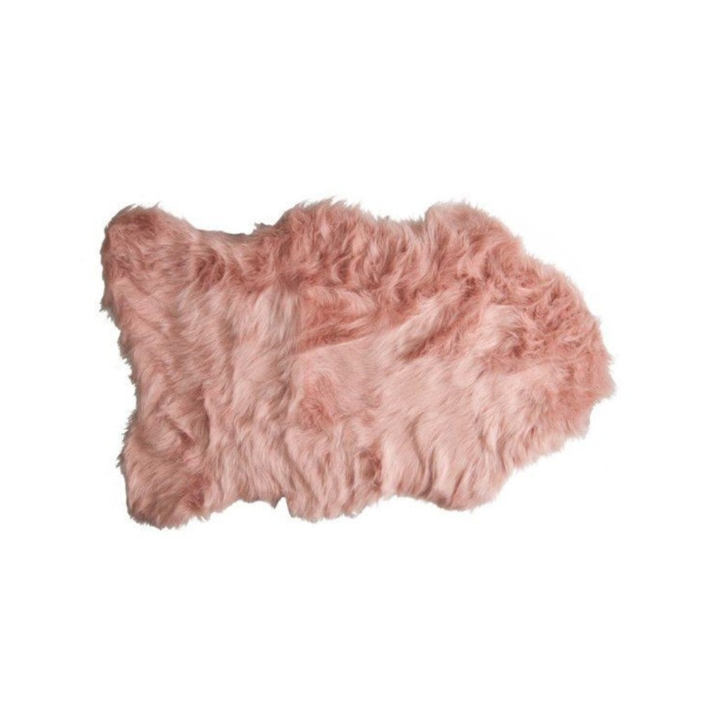 2' X 3' Dusty Rose Animal Print Area Rug