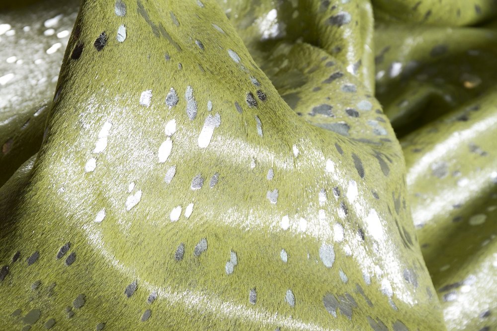 6' X 7' Natural Cowhide Cowhide Print Area Rug