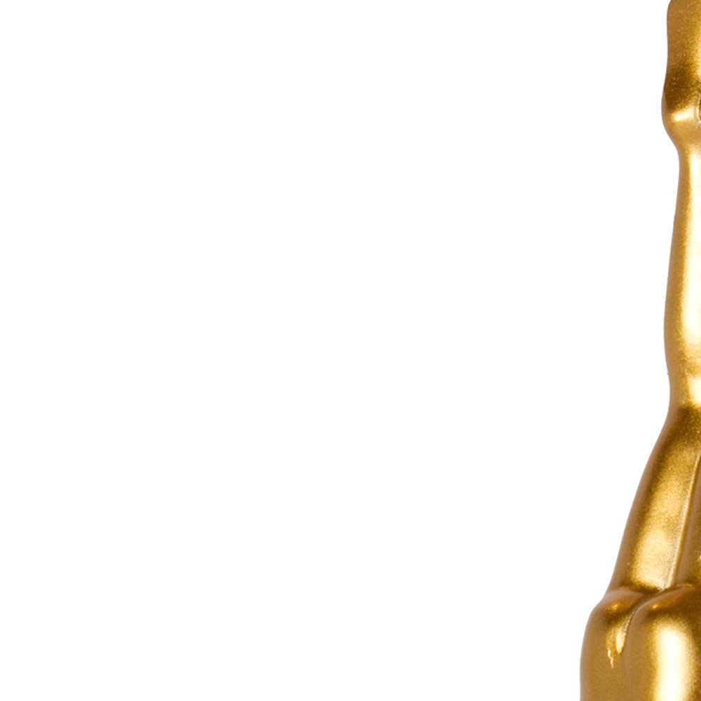 7" X 7" Black Resin Diving Man Hanging Dimensional Sculpture