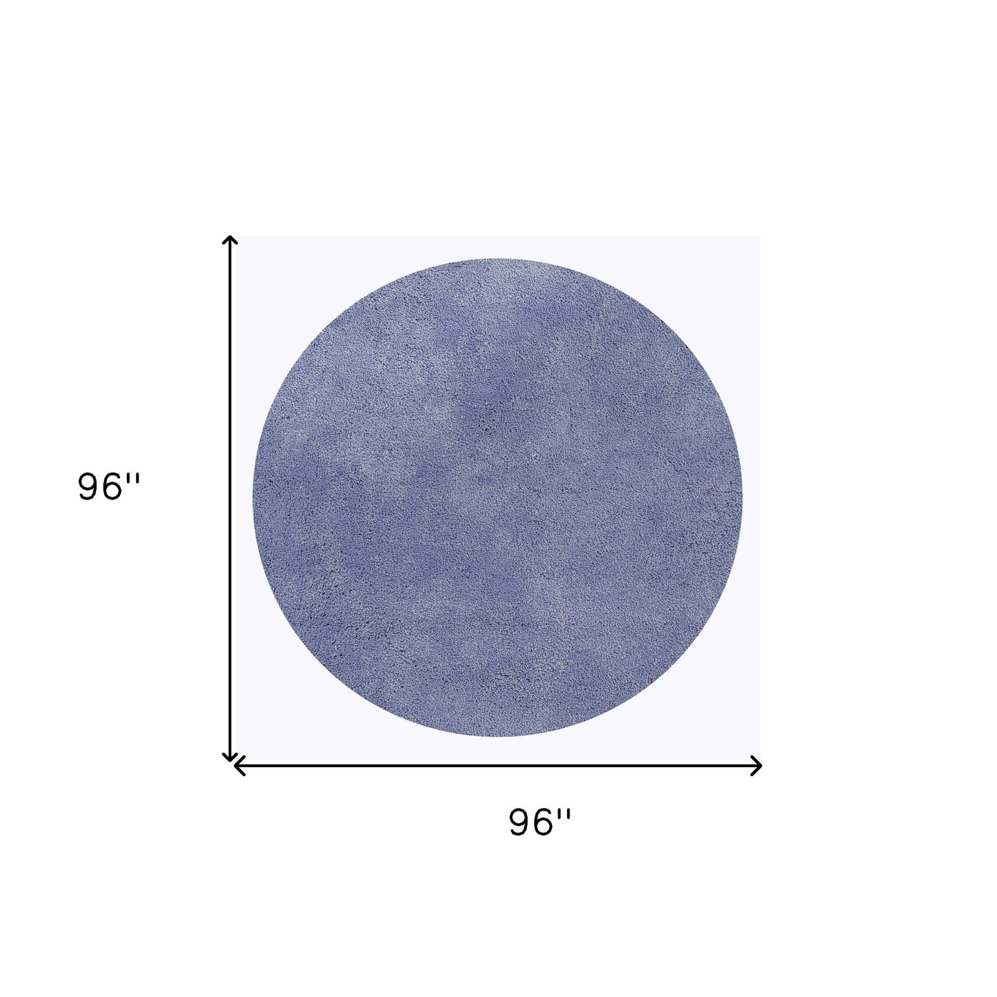 2' X 4' Purple Shag Hand Woven Area Rug