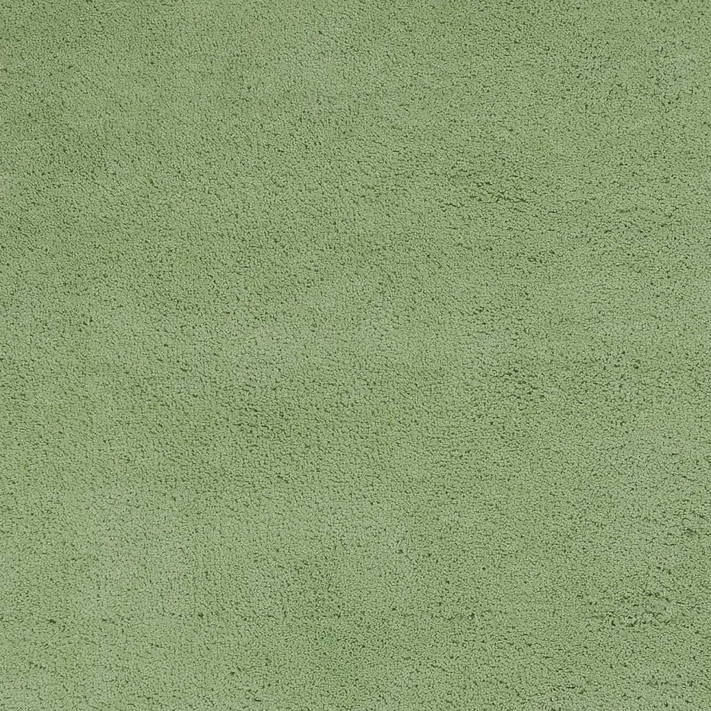 7' Green Hand Woven Runner Rug