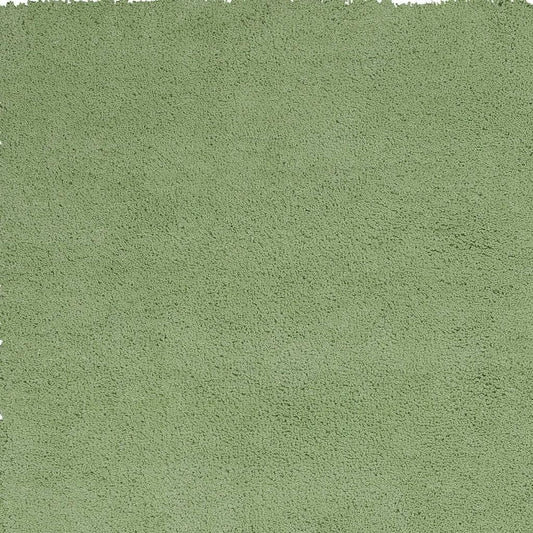 7' Green Hand Woven Runner Rug