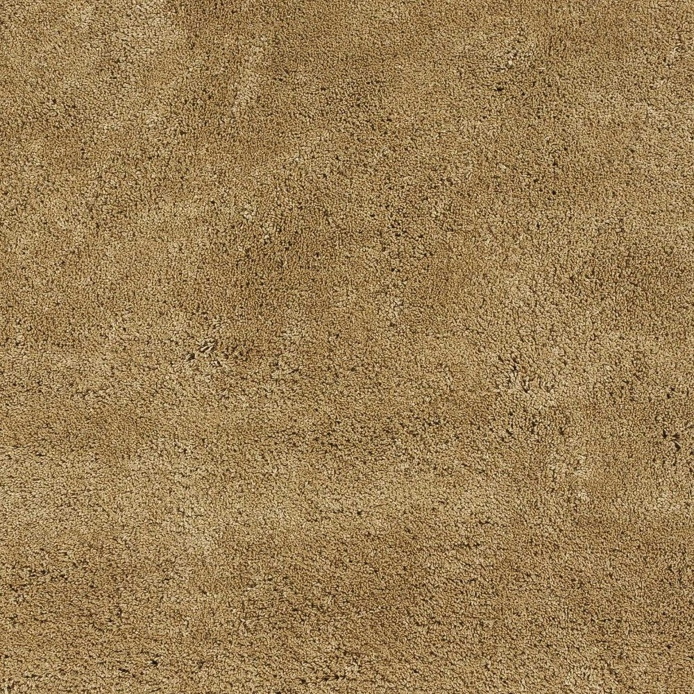 8' Gold Hand Woven Round Rug