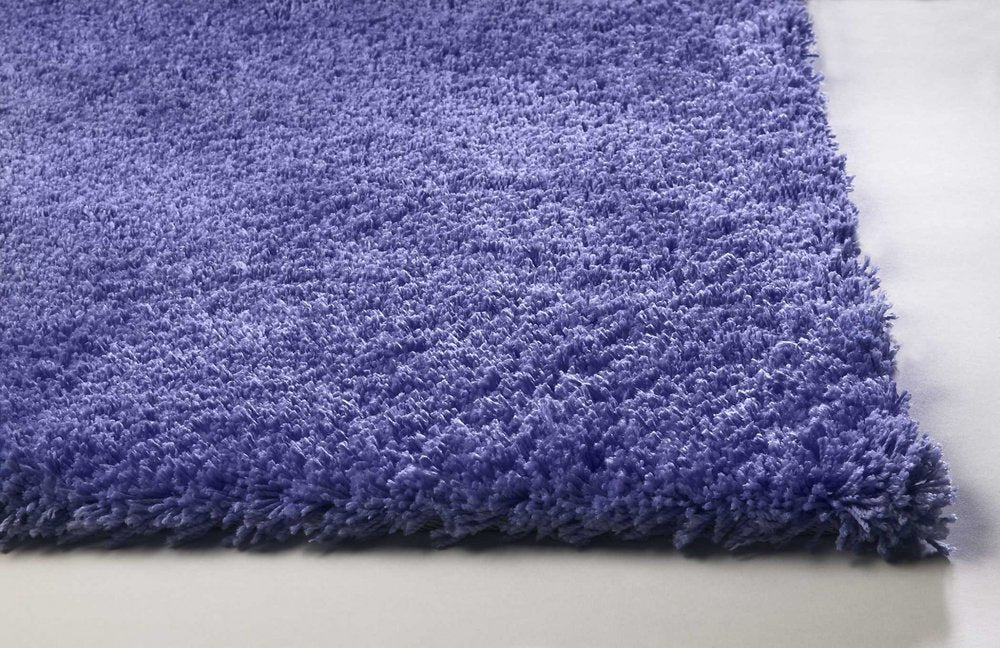 2' X 4' Purple Shag Hand Woven Area Rug