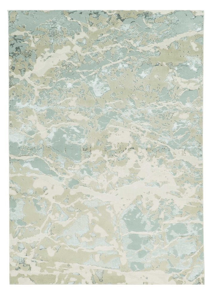 3' X 5' Sand Gray And Beige Abstract Area Rug