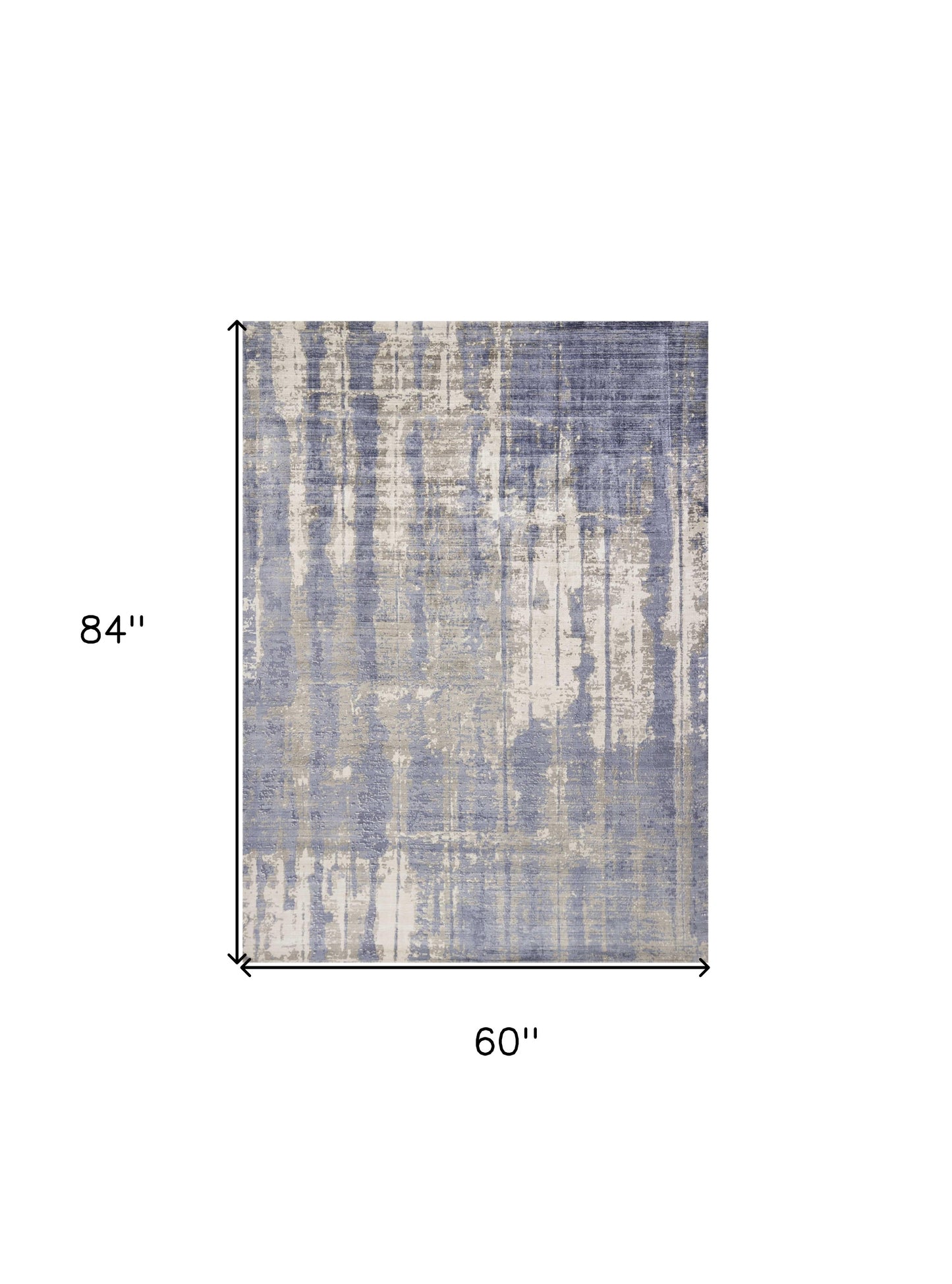 9' X 13' Gray And Ivory Abstract Hand Loomed Area Rug