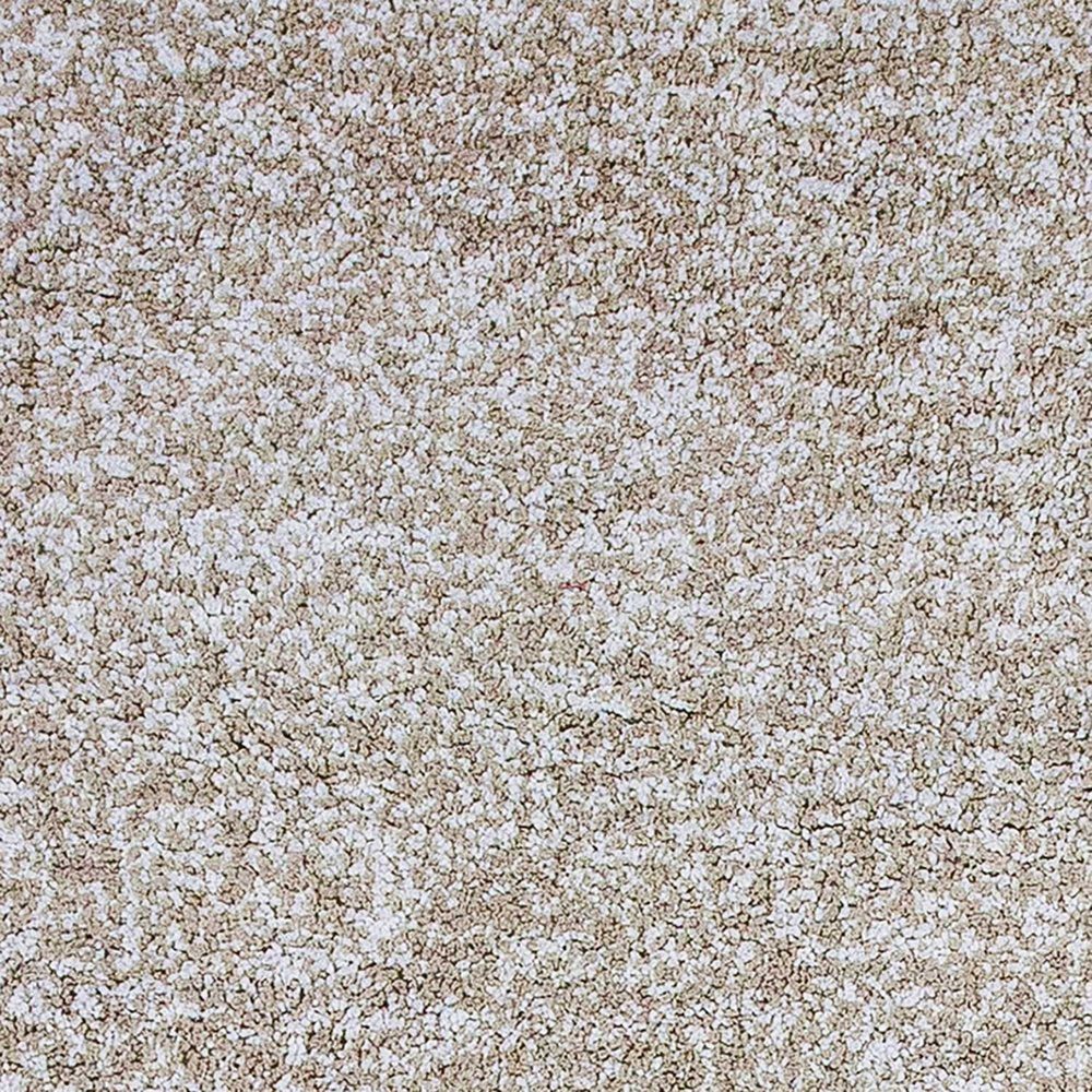 5' X 7' Ivory Shag Hand Woven Area Rug