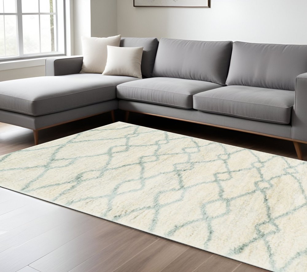 9' X 13' Ivory Area Rug