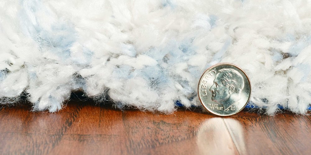 4' X 6' Ivory And Blue Abstract Geometric Distressed Area Rug