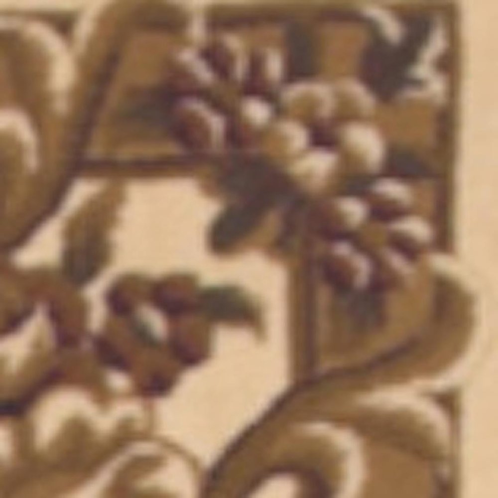 8' X 11' Beige And Brown Floral Medallion Area Rug