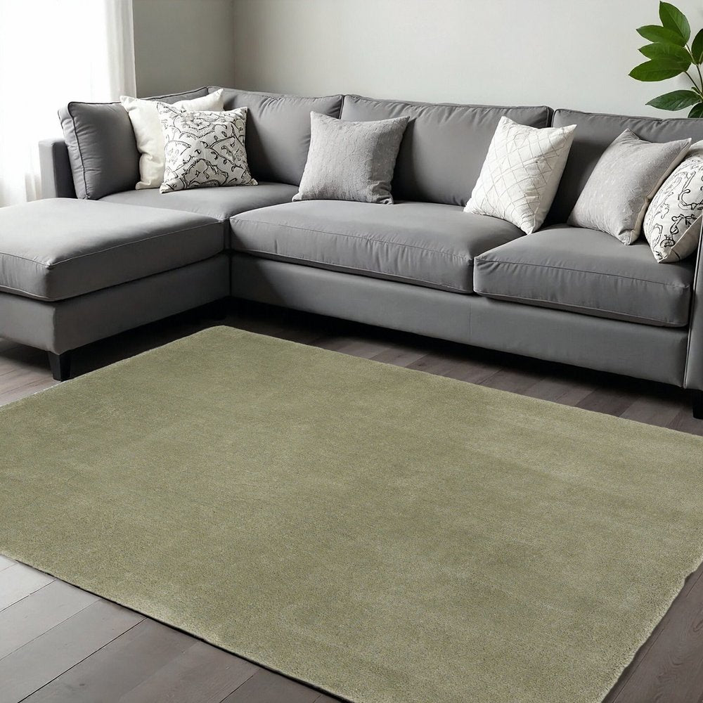 2' X 4' Sage Hand Woven Area Rug