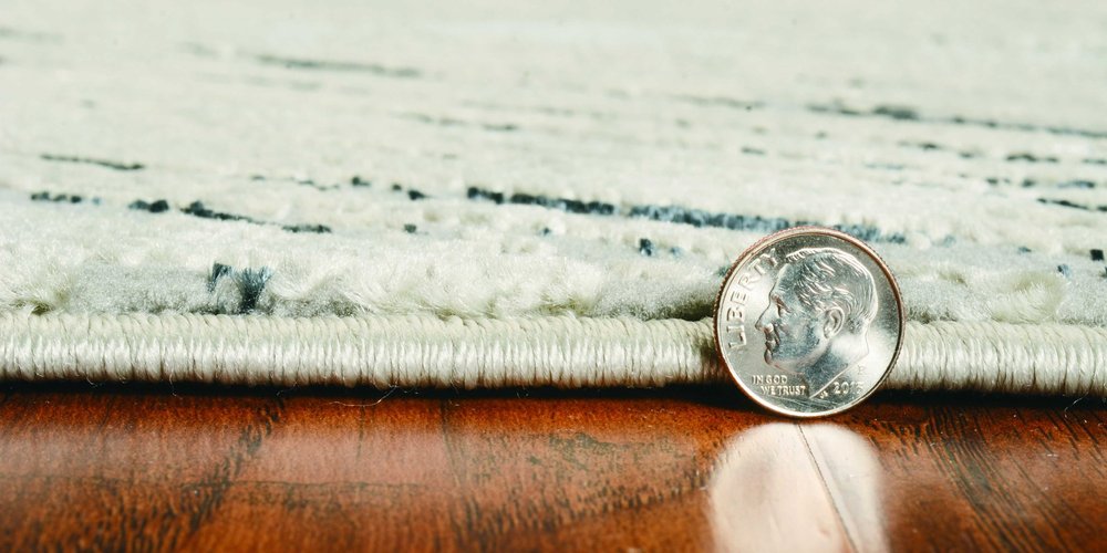 8' X 11' Silver And Gray Abstract Area Rug