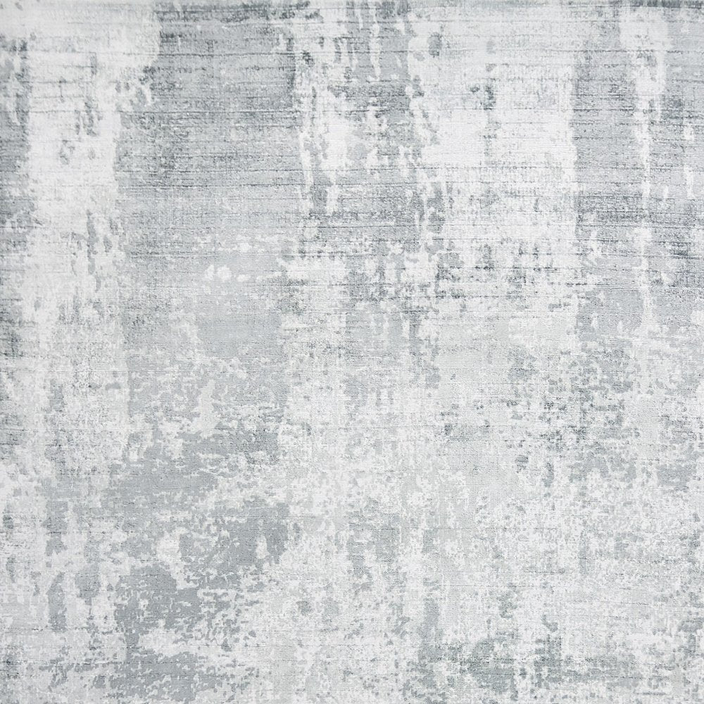9' X 13' Dark Gray And Light Gray Abstract Hand Loomed Area Rug