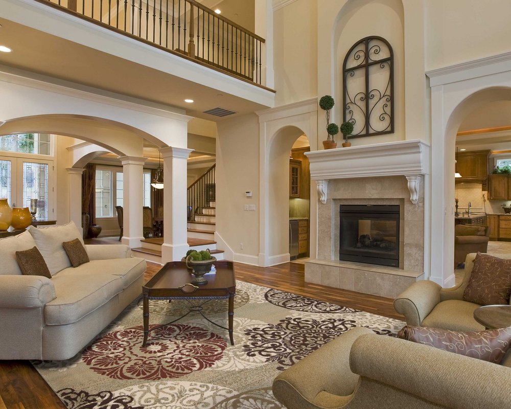 5' X 8' Sage Brown And Ivory Floral Medallion Area Rug