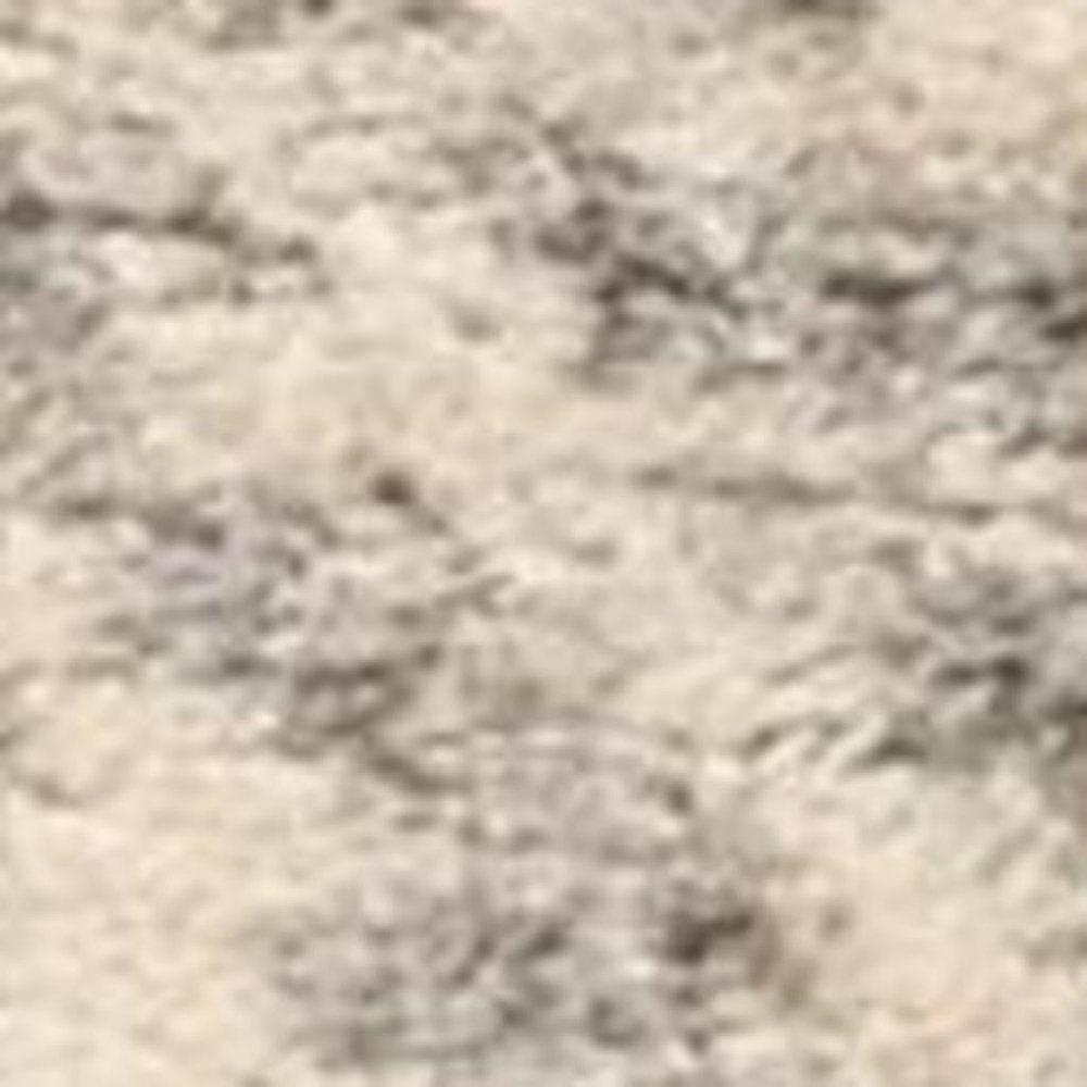 4' X 6' Gray And Ivory Diamond Area Rug