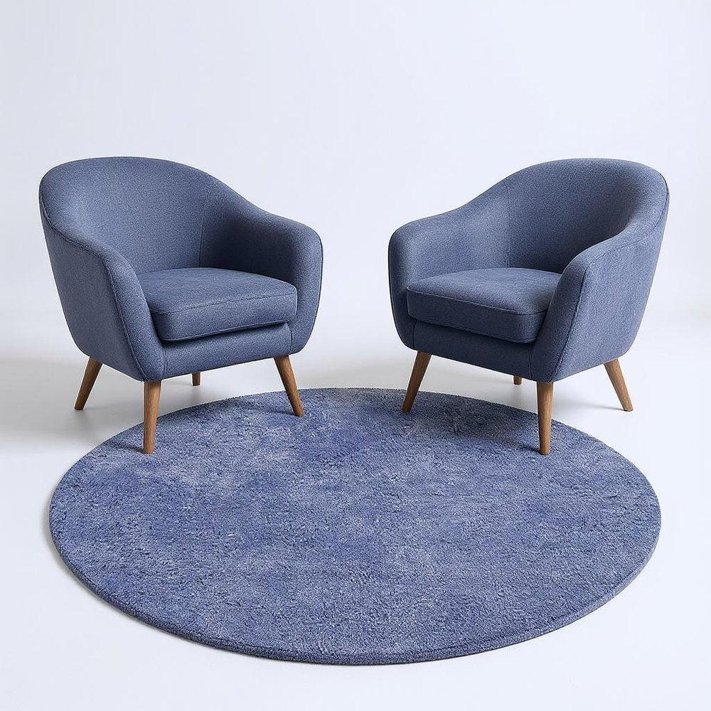 2' X 4' Purple Shag Hand Woven Area Rug