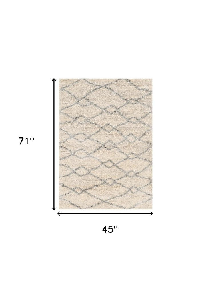 9' X 13' Ivory Area Rug