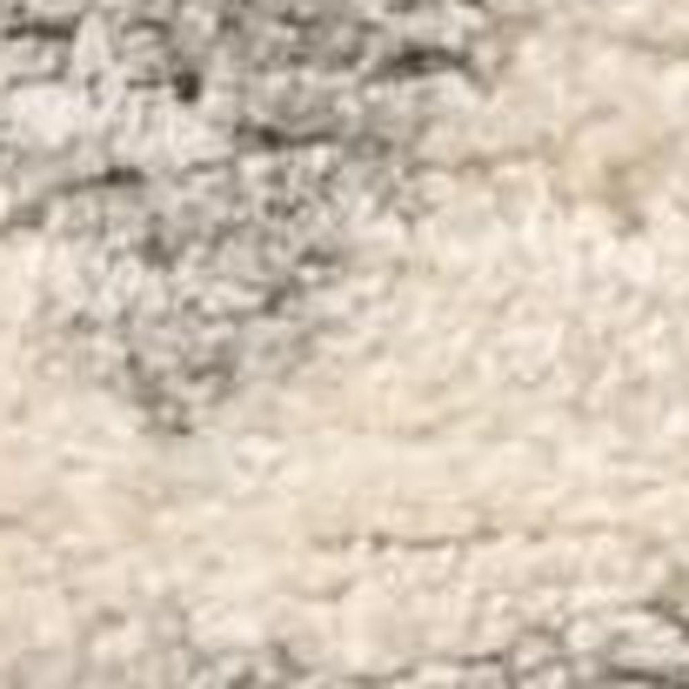 4' X 6' Ivory And Gray Geometric Distressed Area Rug