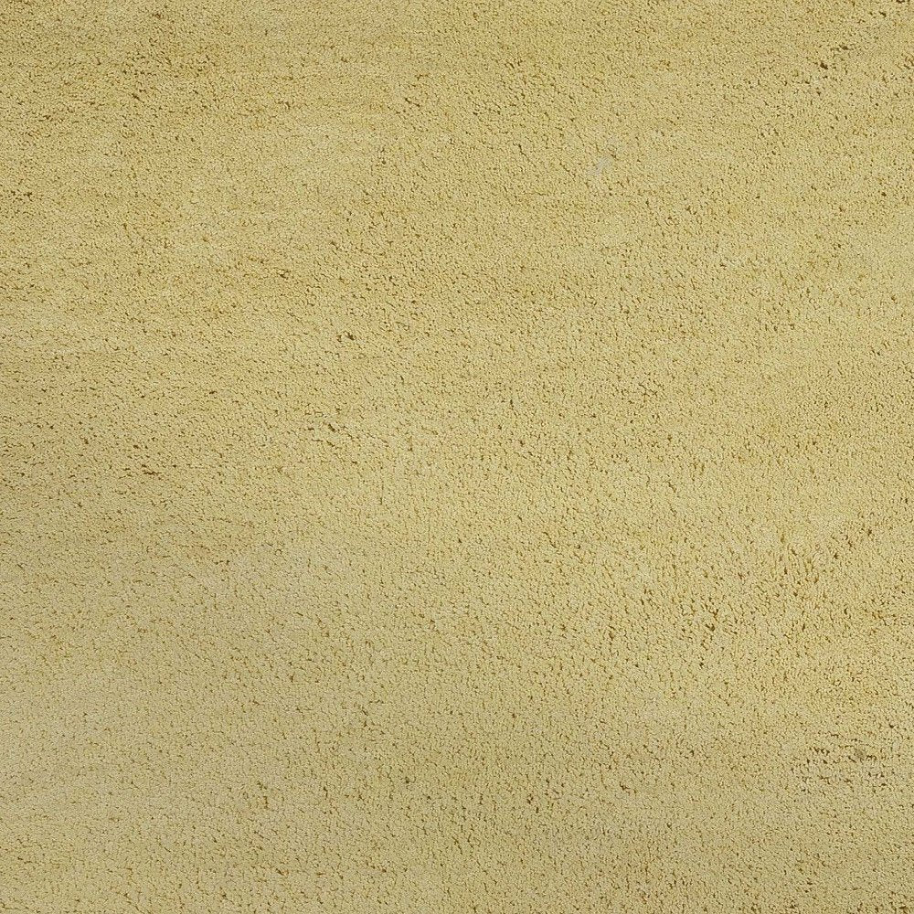 3' X 5' Canary Yellow Shag Hand Woven Area Rug