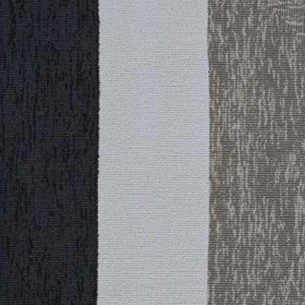 2' X 3' Black And Gray Geometric Hand Hooked Area Rug