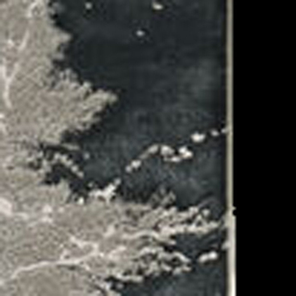 8' X 11' Silver And Black Abstract Area Rug