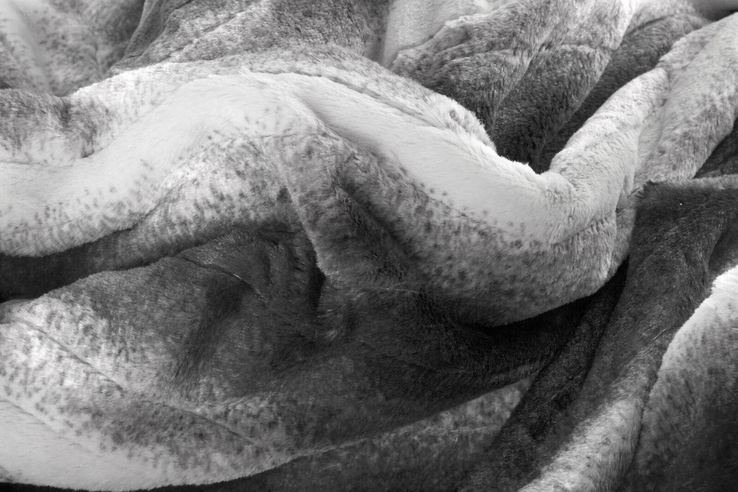 50" X 60" Gray And White Heated Electric Striped Throw Blanket