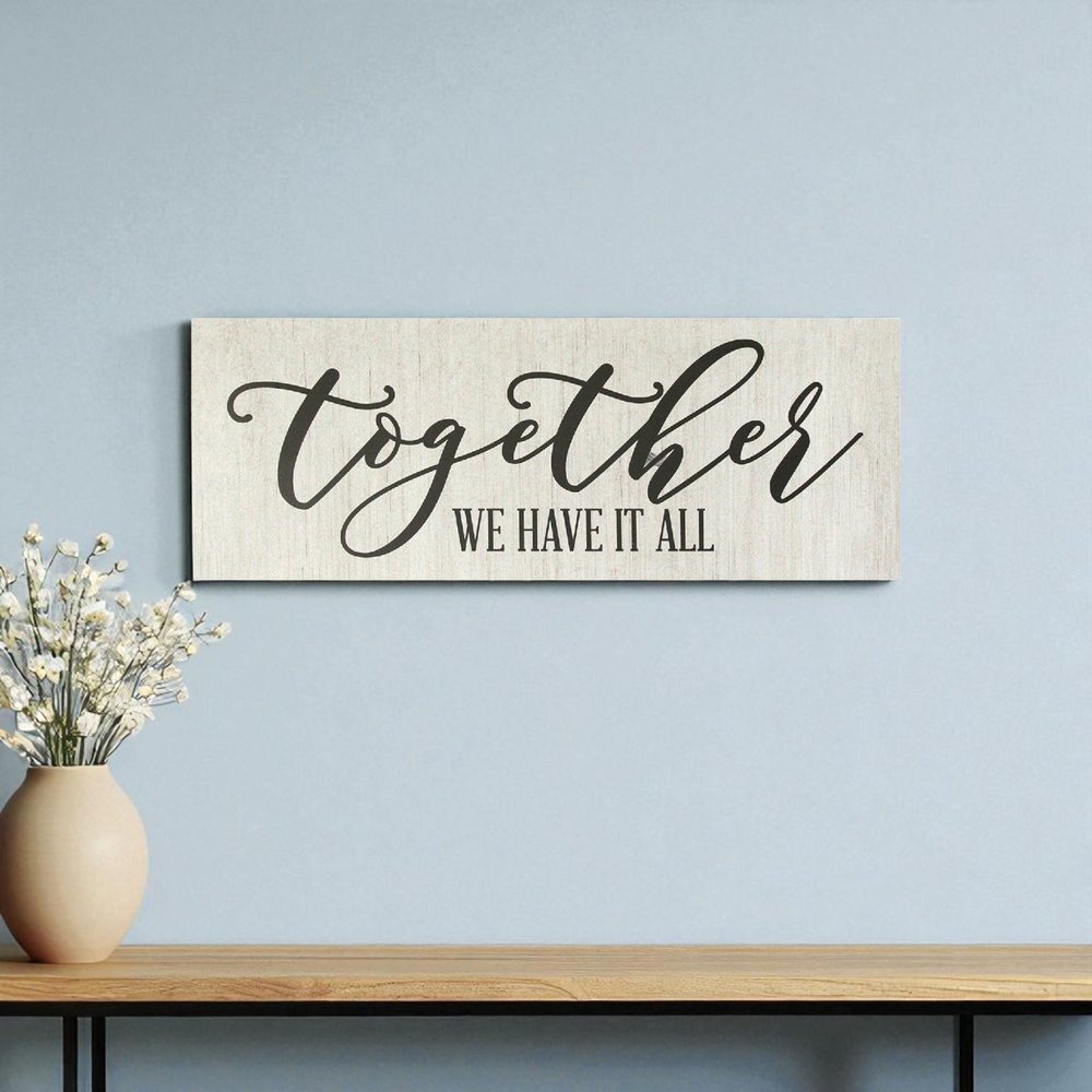 Together We Have It All Oversized Wall Art