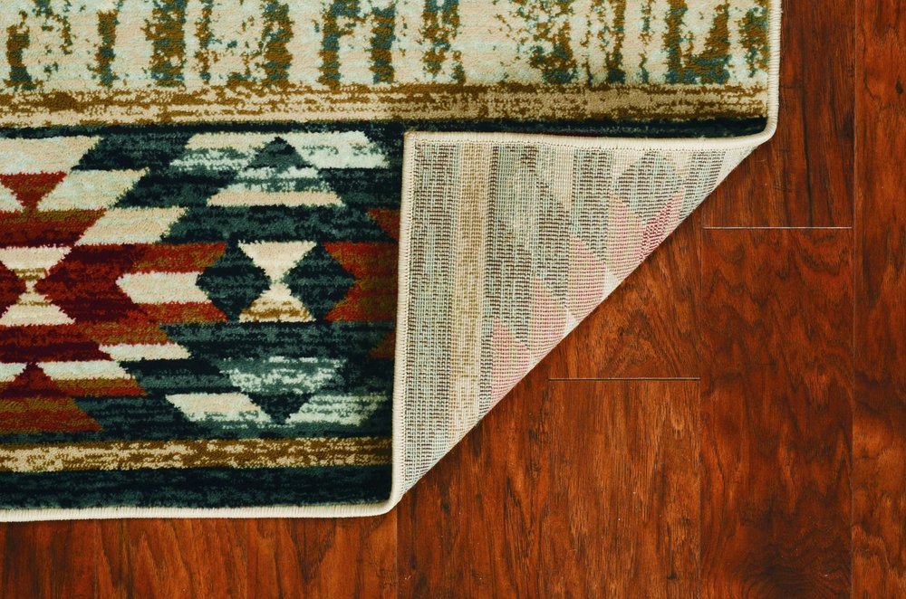 3' X 5' Beige Gray And Rust Southwestern Area Rug