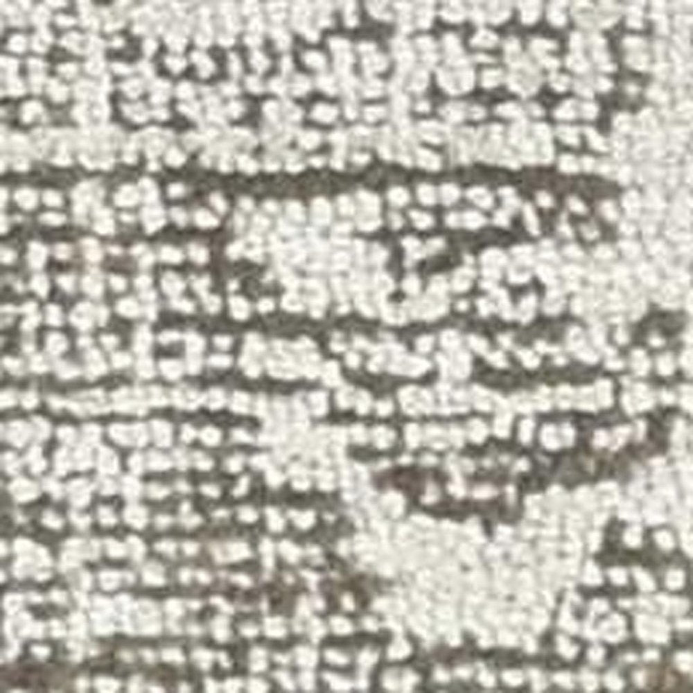 8' X 11' Ivory Gray And Green Wool Floral Hand Tufted Area Rug