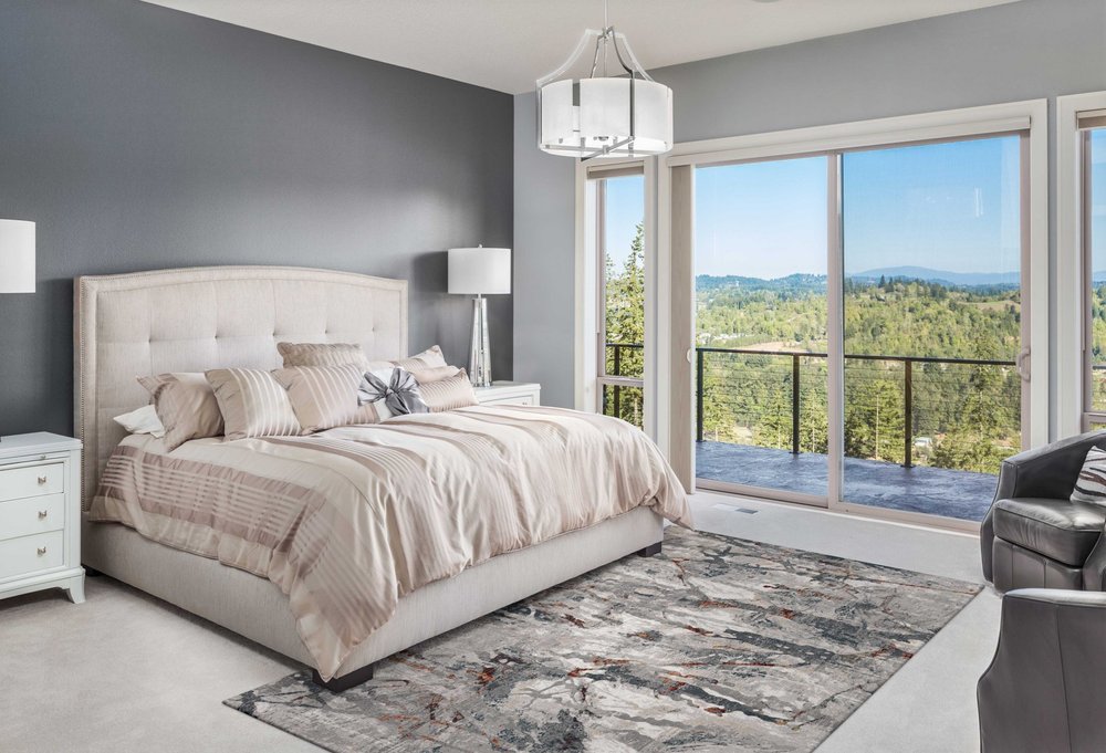 10' X 13' Gray And Beige Abstract Area Rug