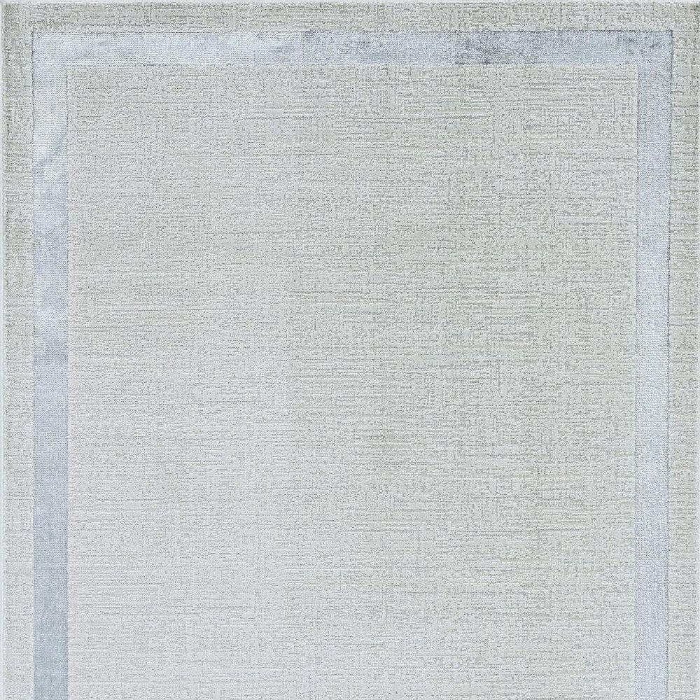 3' X 5' Gray and Ivory Area Rug