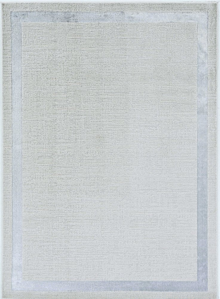 3' X 5' Gray and Ivory Area Rug